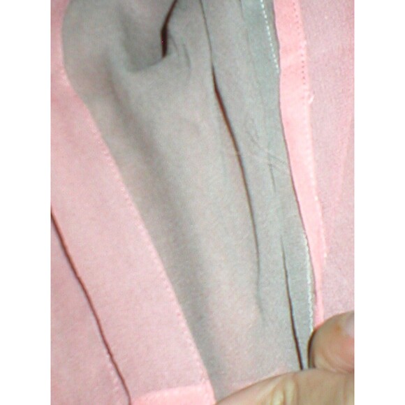 Womens New Designer Patrizia Pepe Top Silk Sleeveless 42 IT 6 Pink Brown Layers - Picture 12 of 12